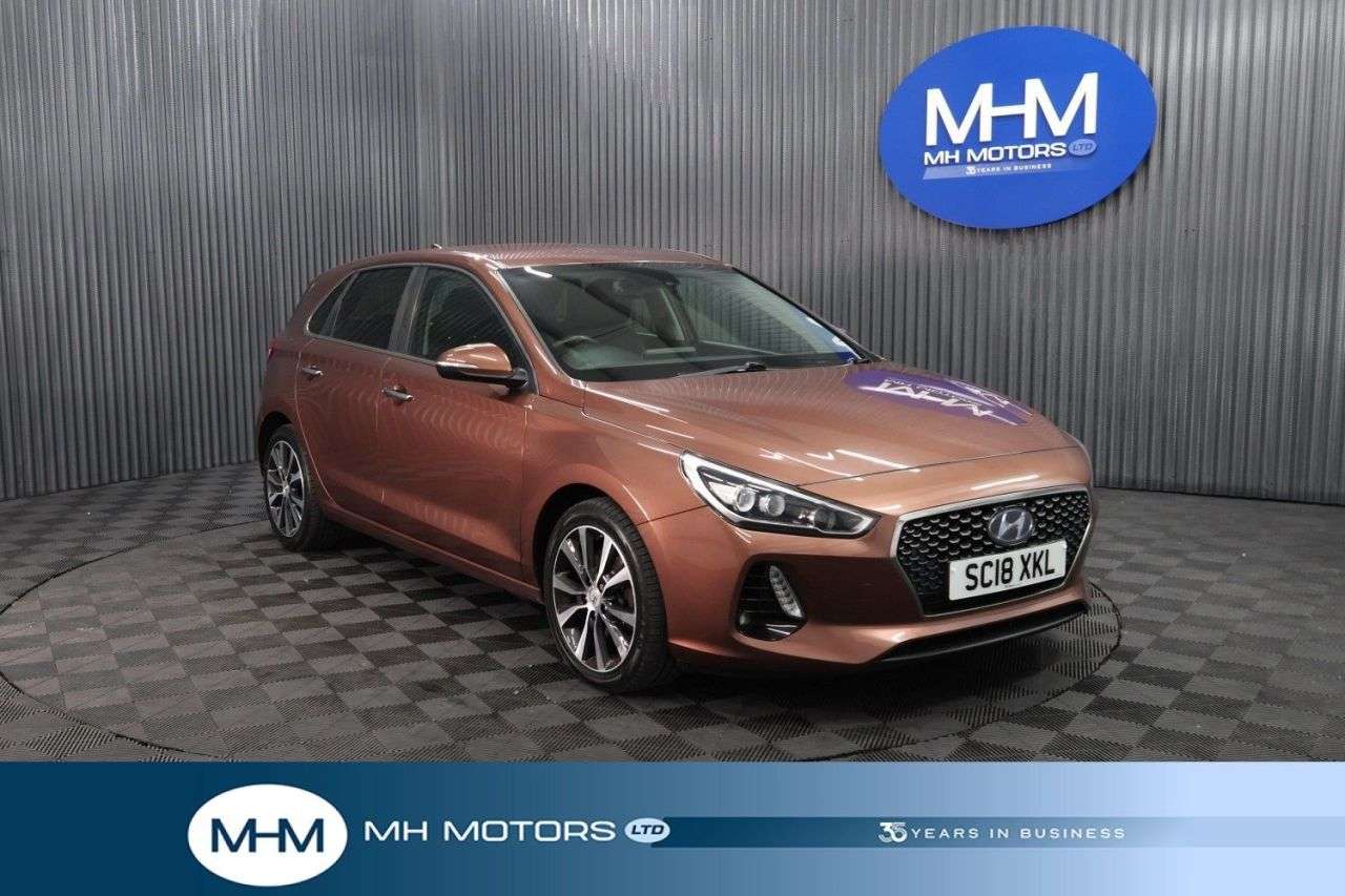 A 2018 HYUNDAI I30 1.6 CRDi Blue Drive Premium Hatchback 5dr Diesel Manual Euro 6 (s/s) (110 p A 2018 HYUNDAI I30 1.6 CRDi Blue Drive Premium Hatchback 5dr Diesel Manual Euro 6 (s/s) (110 p