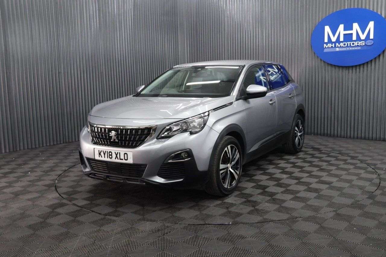 A 2018 PEUGEOT 3008 1.6 BlueHDi Active SUV 5dr Diesel Manual Euro 6 (s/s) (120 ps) GOOD MOT / G A 2018 PEUGEOT 3008 1.6 BlueHDi Active SUV 5dr Diesel Manual Euro 6 (s/s) (120 ps) GOOD MOT / G