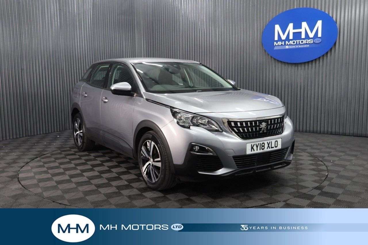 A 2018 PEUGEOT 3008 1.6 BlueHDi Active SUV 5dr Diesel Manual Euro 6 (s/s) (120 ps) GOOD MOT / G A 2018 PEUGEOT 3008 1.6 BlueHDi Active SUV 5dr Diesel Manual Euro 6 (s/s) (120 ps) GOOD MOT / G