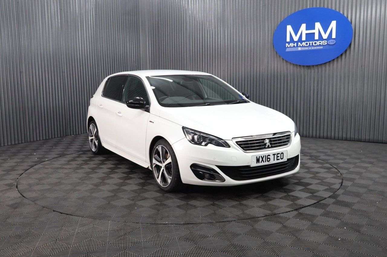A 2016 PEUGEOT 308 1.6 BlueHDi GT Line Hatchback 5dr Diesel Manual Euro 6 (s/s) (120 ps) LOW R A 2016 PEUGEOT 308 1.6 BlueHDi GT Line Hatchback 5dr Diesel Manual Euro 6 (s/s) (120 ps) LOW R