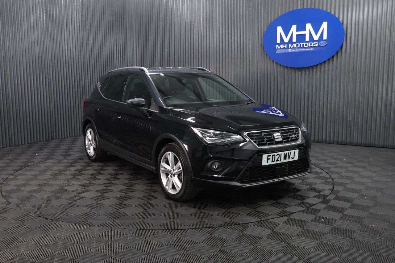A 2021 SEAT ARONA 1.0 TSI FR SUV 5dr Petrol Manual Euro 6 (s/s) (110 ps) LONG MOT / PARKING S A 2021 SEAT ARONA 1.0 TSI FR SUV 5dr Petrol Manual Euro 6 (s/s) (110 ps) LONG MOT / PARKING S