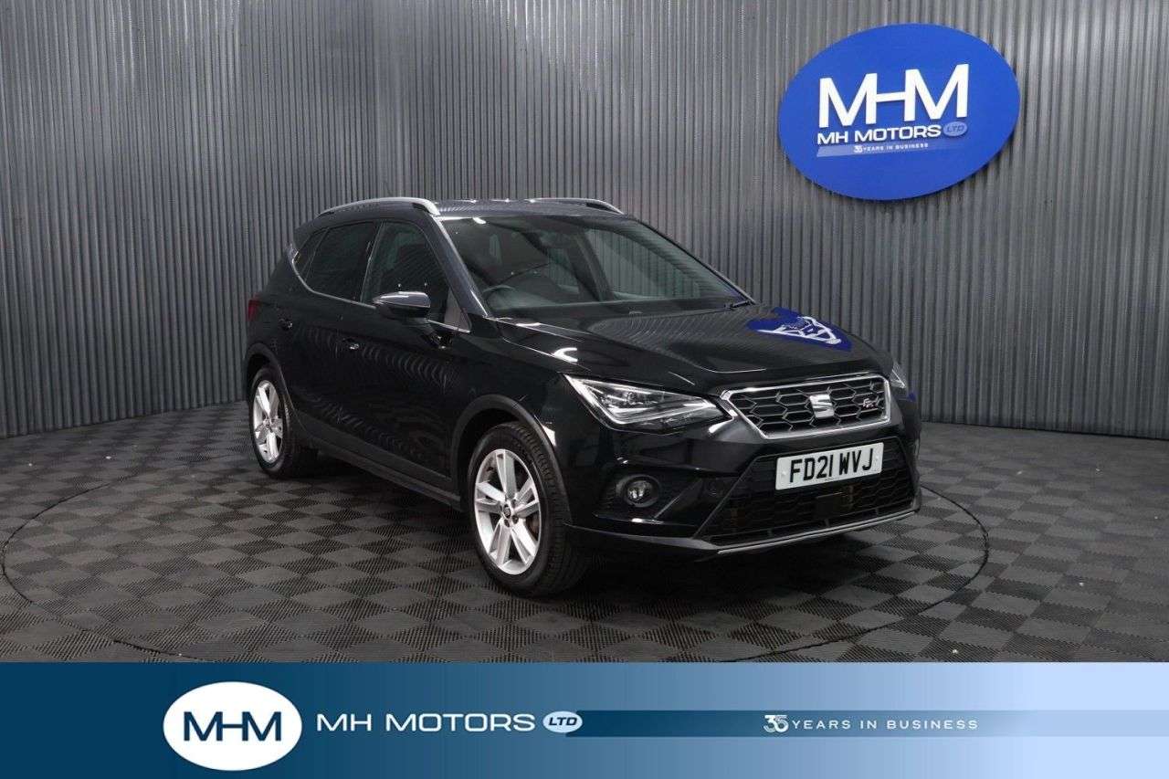 A 2021 SEAT ARONA 1.0 TSI FR SUV 5dr Petrol Manual Euro 6 (s/s) (110 ps) LONG MOT / PARKING S A 2021 SEAT ARONA 1.0 TSI FR SUV 5dr Petrol Manual Euro 6 (s/s) (110 ps) LONG MOT / PARKING S
