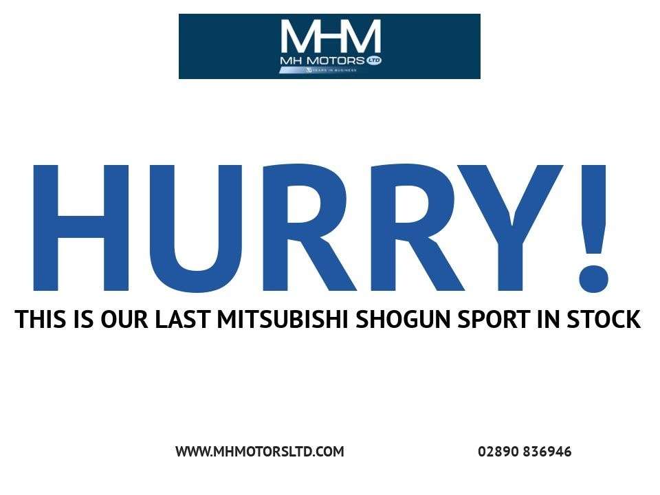 2019 MITSUBISHI SHOGUN SPORT 2019 MITSUBISHI SHOGUN SPORT
