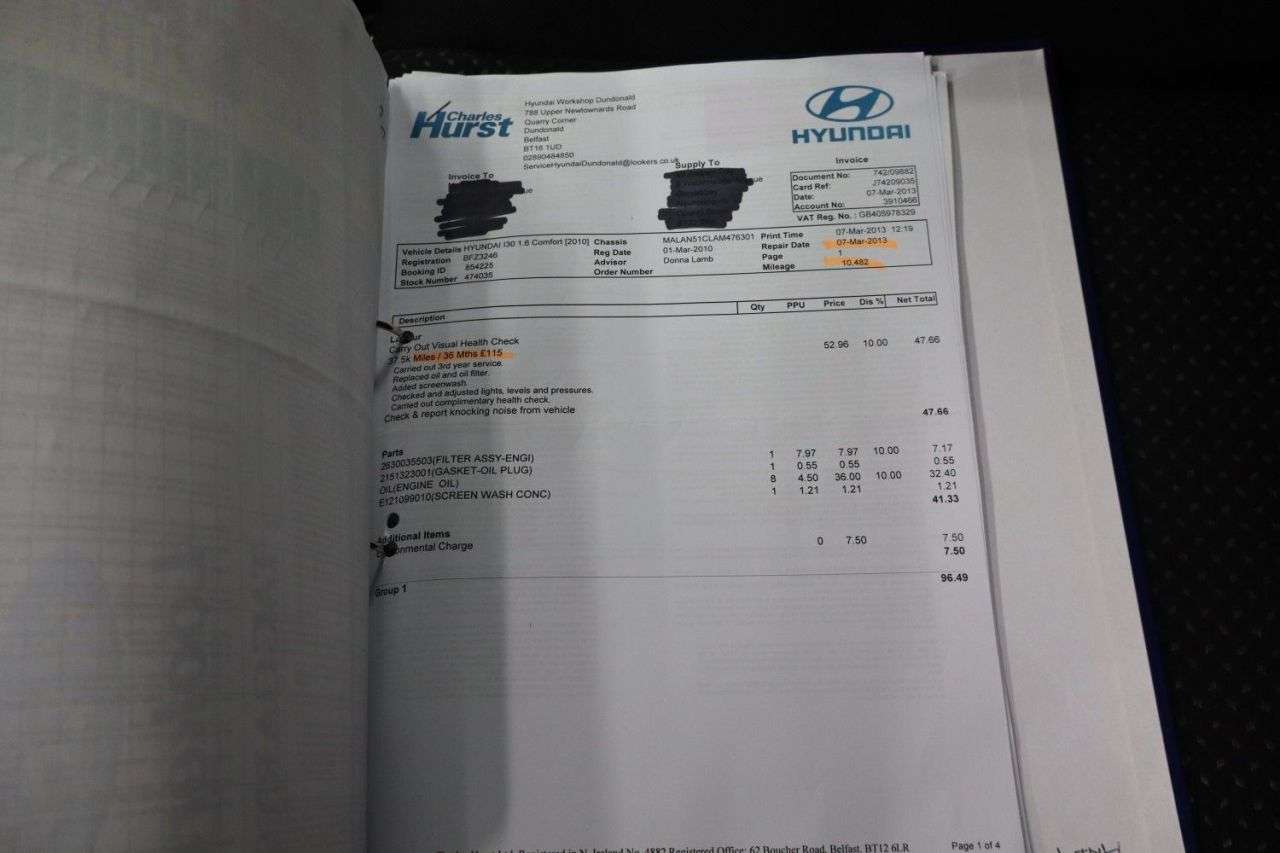 2010 HYUNDAI I30 2010 HYUNDAI I30
