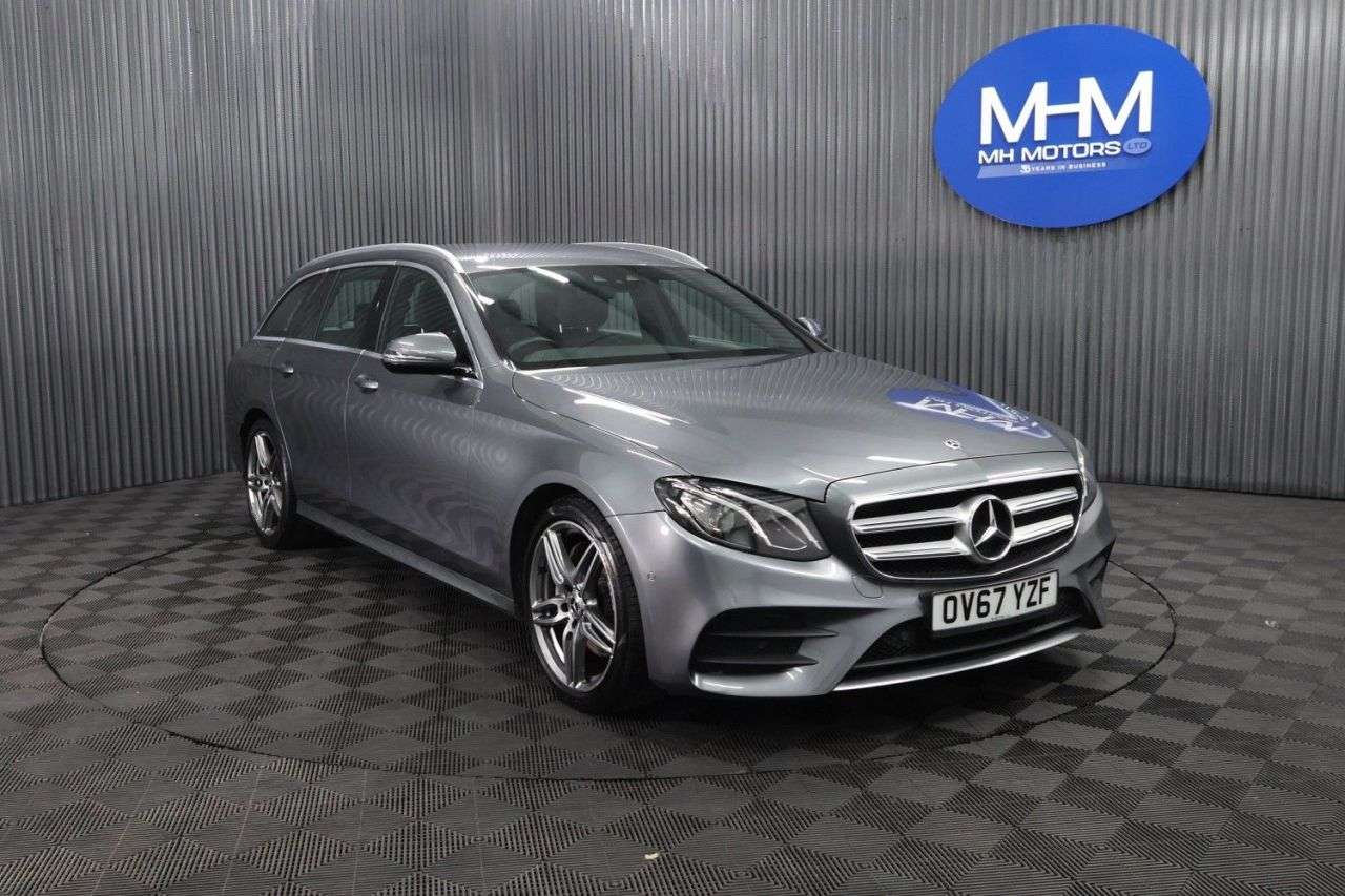 A 2018 MERCEDES-BENZ E CLASS 2.0 E220d AMG Line Estate 5dr Diesel G-Tronic+ Euro 6 (s/s) (194 ps) LONG M A 2018 MERCEDES-BENZ E CLASS 2.0 E220d AMG Line Estate 5dr Diesel G-Tronic+ Euro 6 (s/s) (194 ps) LONG M