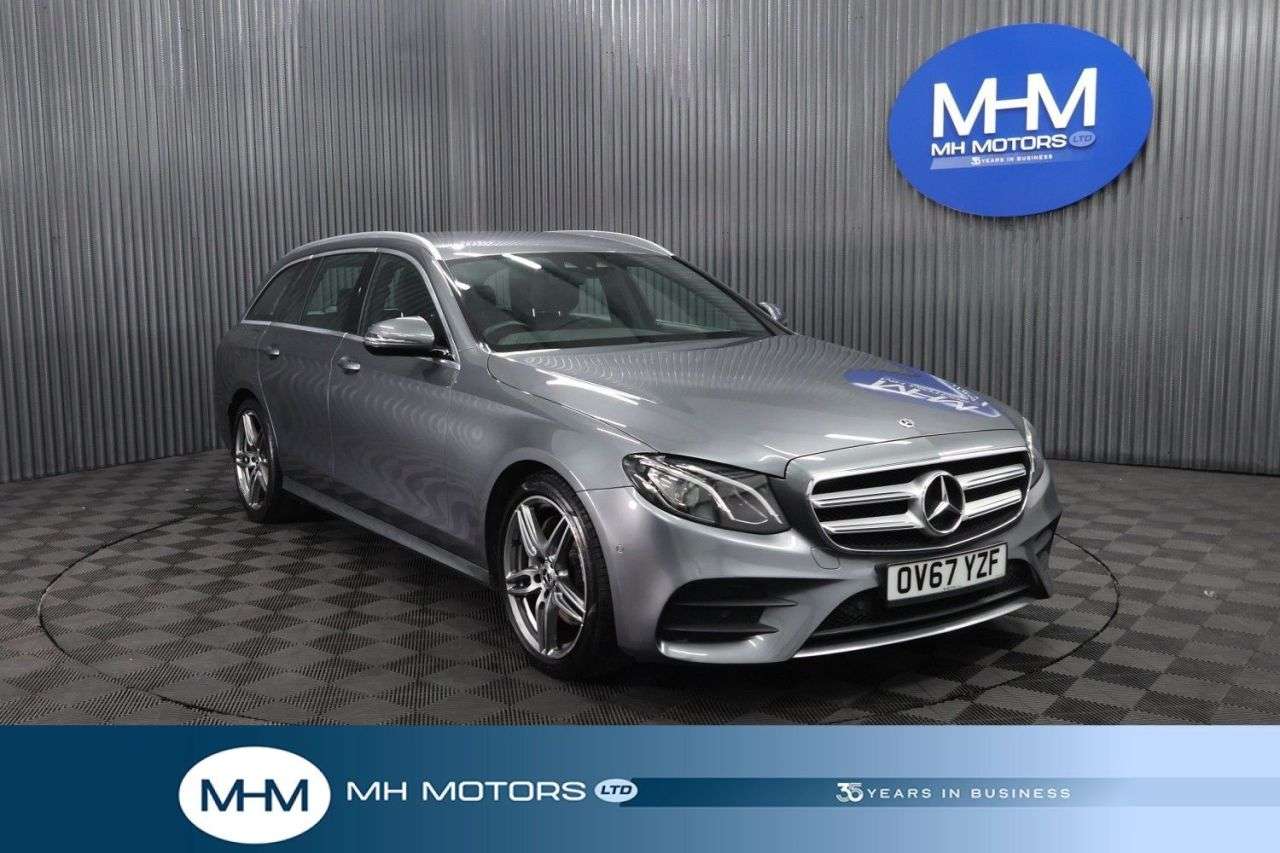 A 2018 MERCEDES-BENZ E CLASS 2.0 E220d AMG Line Estate 5dr Diesel G-Tronic+ Euro 6 (s/s) (194 ps) LONG M A 2018 MERCEDES-BENZ E CLASS 2.0 E220d AMG Line Estate 5dr Diesel G-Tronic+ Euro 6 (s/s) (194 ps) LONG M
