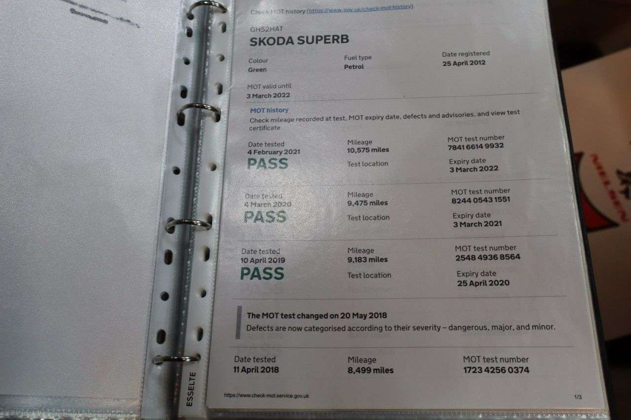 2012 SKODA SUPERB 2012 SKODA SUPERB
