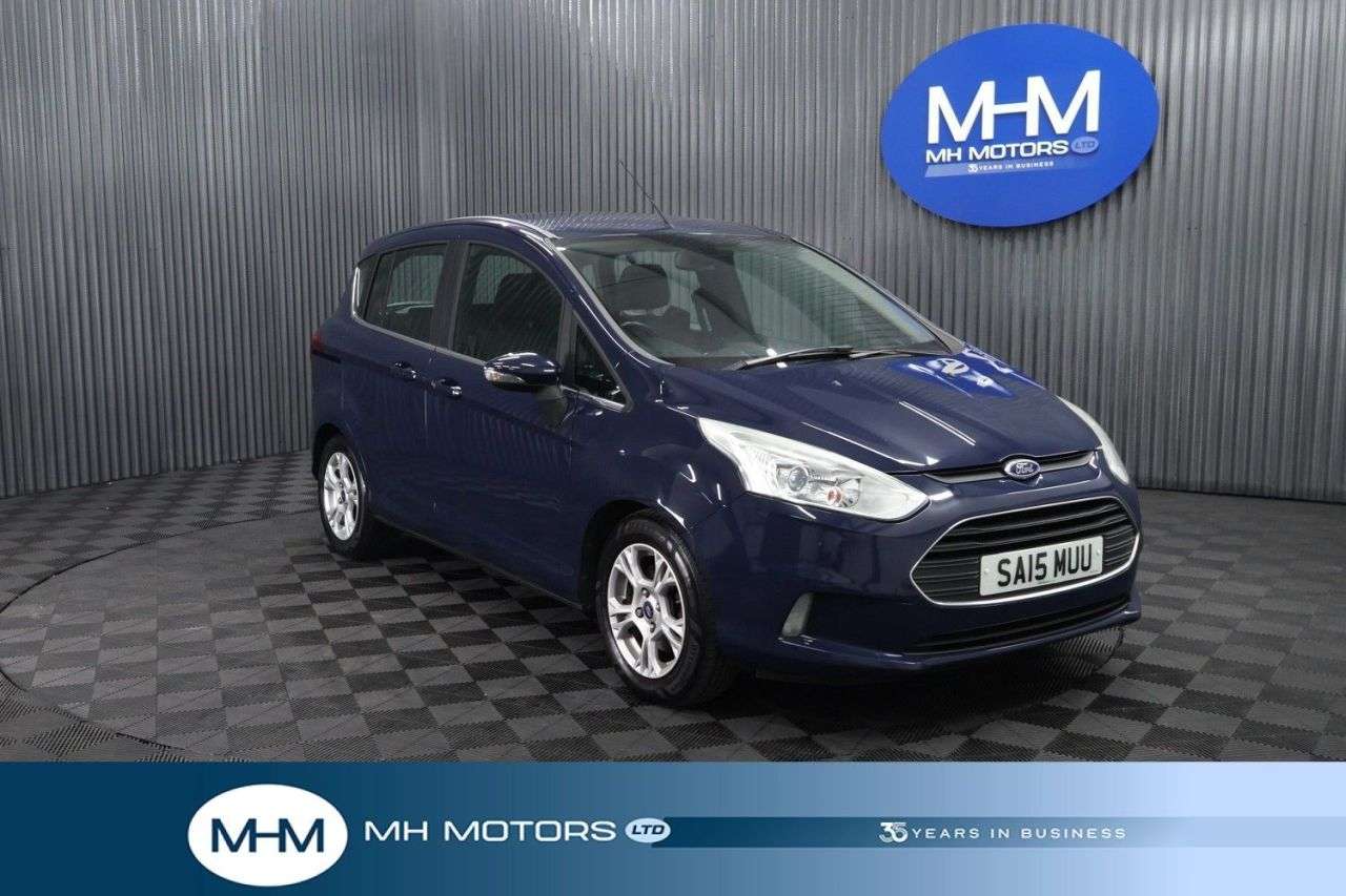 A 2015 FORD B-MAX 1.5 TDCi Zetec MPV 5dr Diesel Manual Euro 5 (75 ps) LONG MOT / LOW ROAD TAX A 2015 FORD B-MAX 1.5 TDCi Zetec MPV 5dr Diesel Manual Euro 5 (75 ps) LONG MOT / LOW ROAD TAX