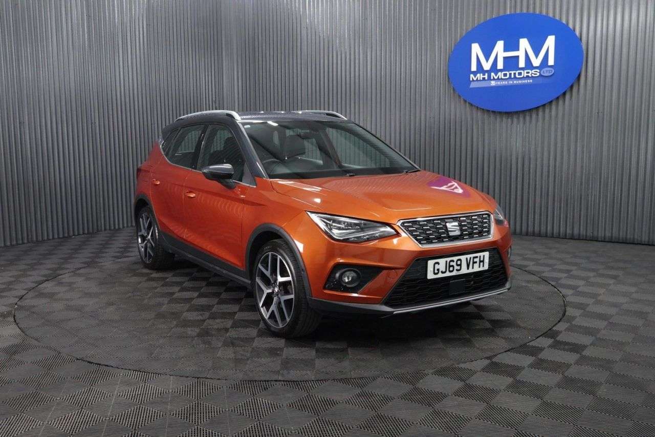 A 2019 SEAT ARONA 1.0 TSI GPF XCELLENCE Lux SUV 5dr Petrol DSG Euro 6 (s/s) (115 ps) LONG MOT A 2019 SEAT ARONA 1.0 TSI GPF XCELLENCE Lux SUV 5dr Petrol DSG Euro 6 (s/s) (115 ps) LONG MOT