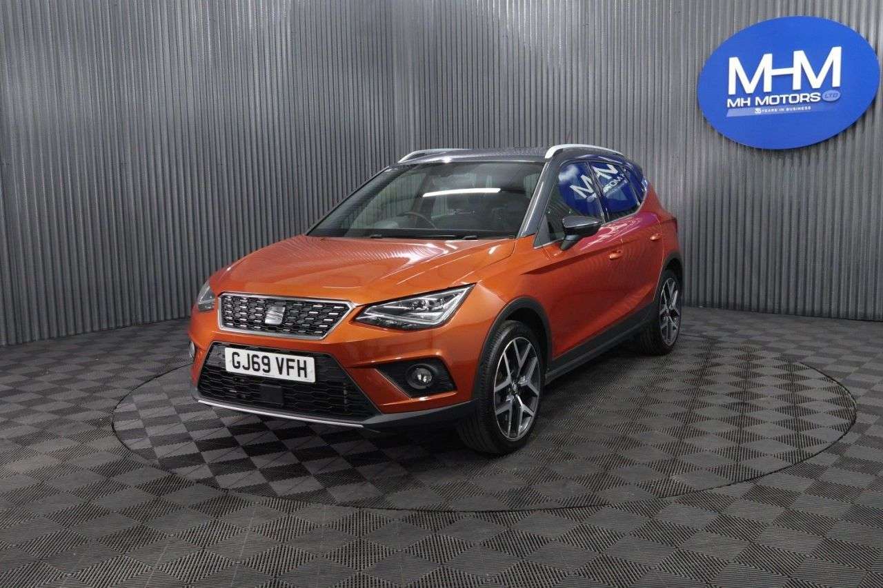 A 2019 SEAT ARONA 1.0 TSI GPF XCELLENCE Lux SUV 5dr Petrol DSG Euro 6 (s/s) (115 ps) LONG MOT A 2019 SEAT ARONA 1.0 TSI GPF XCELLENCE Lux SUV 5dr Petrol DSG Euro 6 (s/s) (115 ps) LONG MOT
