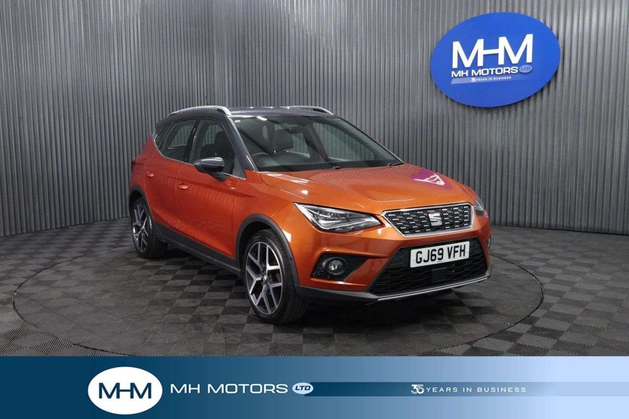 A 2019 SEAT ARONA 1.0 TSI GPF XCELLENCE Lux SUV 5dr Petrol DSG Euro 6 (s/s) (115 ps) LONG MOT A 2019 SEAT ARONA 1.0 TSI GPF XCELLENCE Lux SUV 5dr Petrol DSG Euro 6 (s/s) (115 ps) LONG MOT
