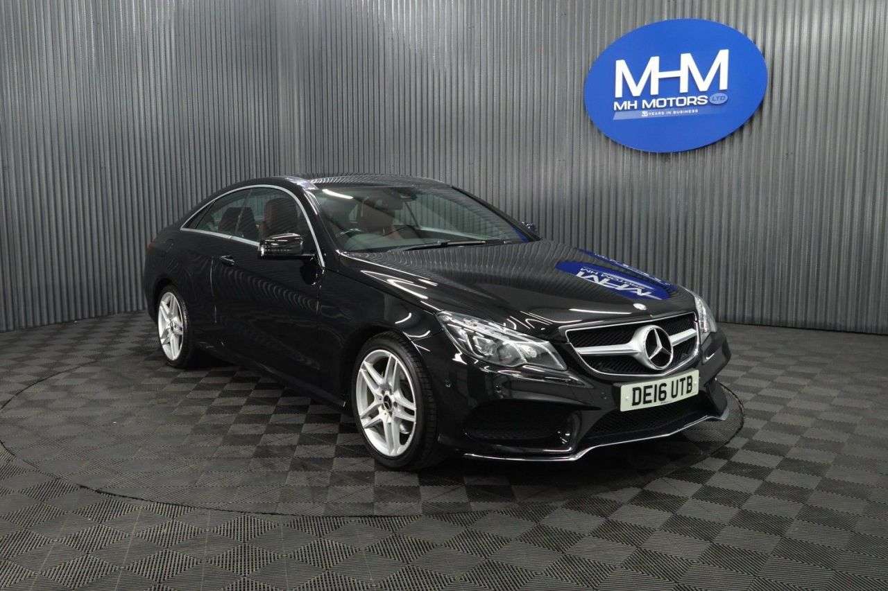 A 2016 MERCEDES-BENZ E CLASS 2.0 E200 AMG Line (Premium) Coupe 2dr Petrol G-Tronic+ Euro 6 (s/s) (184 ps A 2016 MERCEDES-BENZ E CLASS 2.0 E200 AMG Line (Premium) Coupe 2dr Petrol G-Tronic+ Euro 6 (s/s) (184 ps