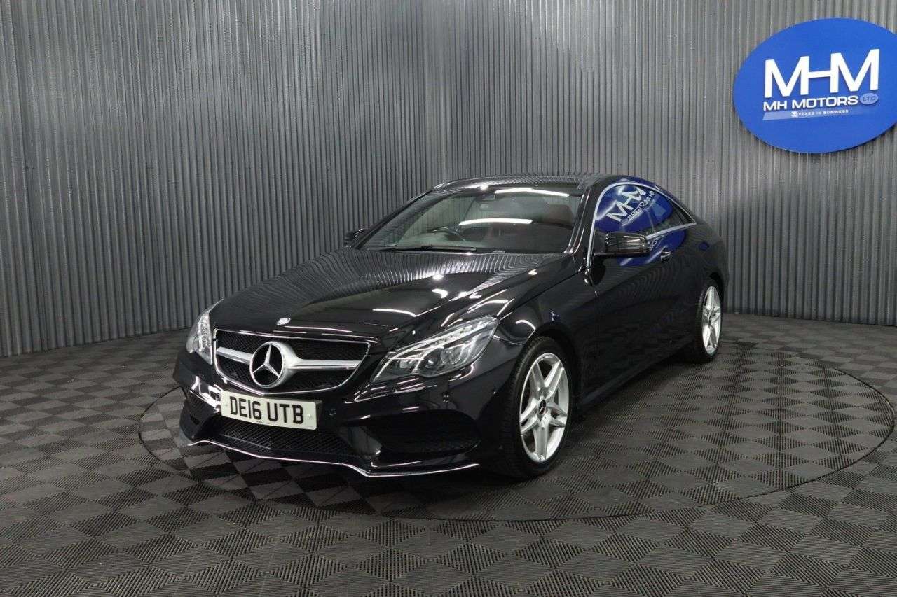 A 2016 MERCEDES-BENZ E CLASS 2.0 E200 AMG Line (Premium) Coupe 2dr Petrol G-Tronic+ Euro 6 (s/s) (184 ps A 2016 MERCEDES-BENZ E CLASS 2.0 E200 AMG Line (Premium) Coupe 2dr Petrol G-Tronic+ Euro 6 (s/s) (184 ps