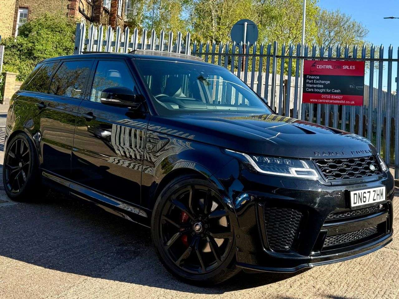 A 2018 LAND ROVER RANGE ROVER SPORT 5.0 P575 V8 SVR SUV 5dr Petrol Auto 4WD Euro 6 (s/s) (575 ps) A 2018 LAND ROVER RANGE ROVER SPORT 5.0 P575 V8 SVR SUV 5dr Petrol Auto 4WD Euro 6 (s/s) (575 ps)