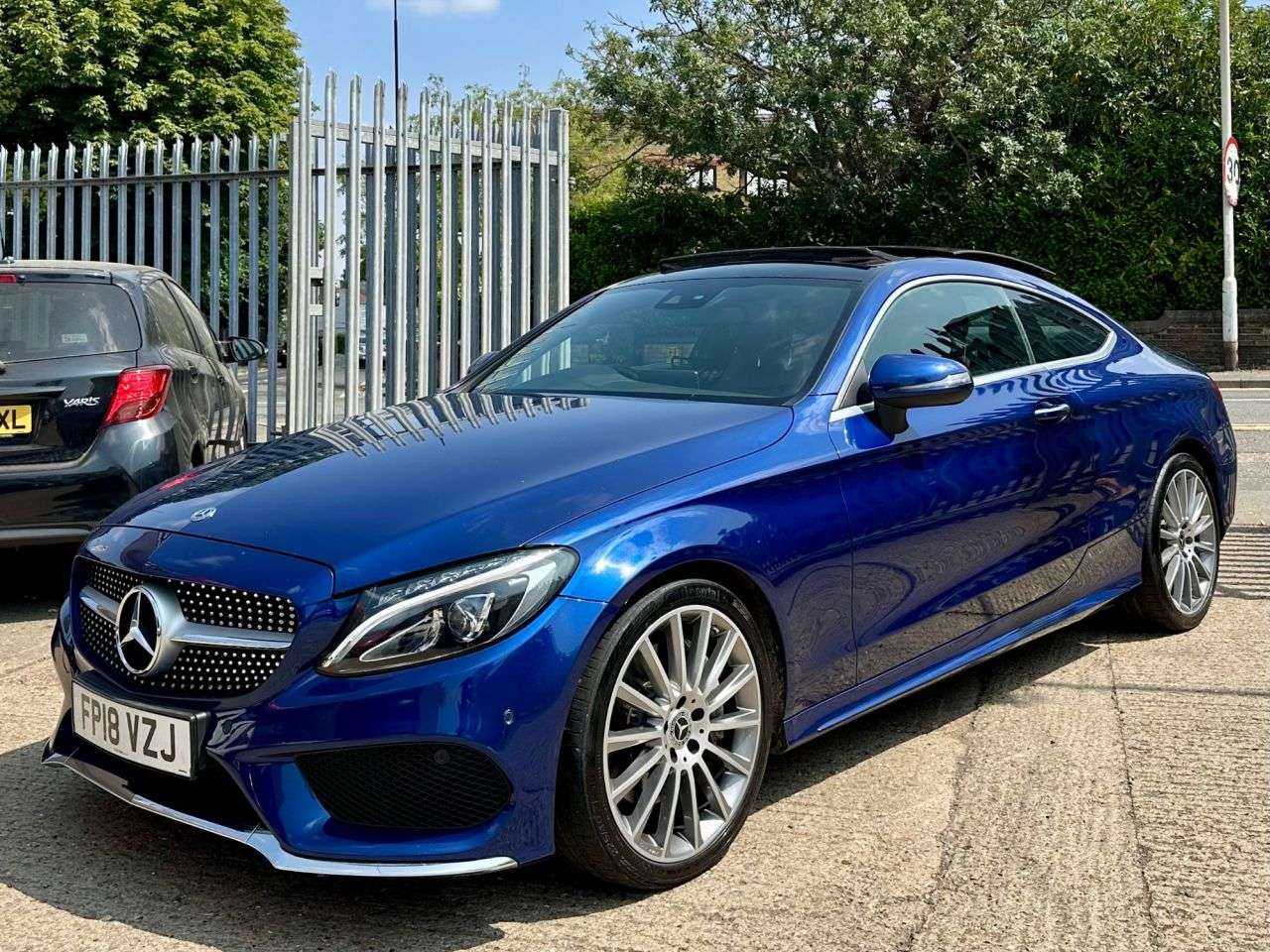 A 2018 MERCEDES-BENZ C CLASS 2.1 C250d AMG Line (Premium Plus) Coupe 2dr Diesel G-Tronic+ Euro 6 (s/s) ( A 2018 MERCEDES-BENZ C CLASS 2.1 C250d AMG Line (Premium Plus) Coupe 2dr Diesel G-Tronic+ Euro 6 (s/s) (