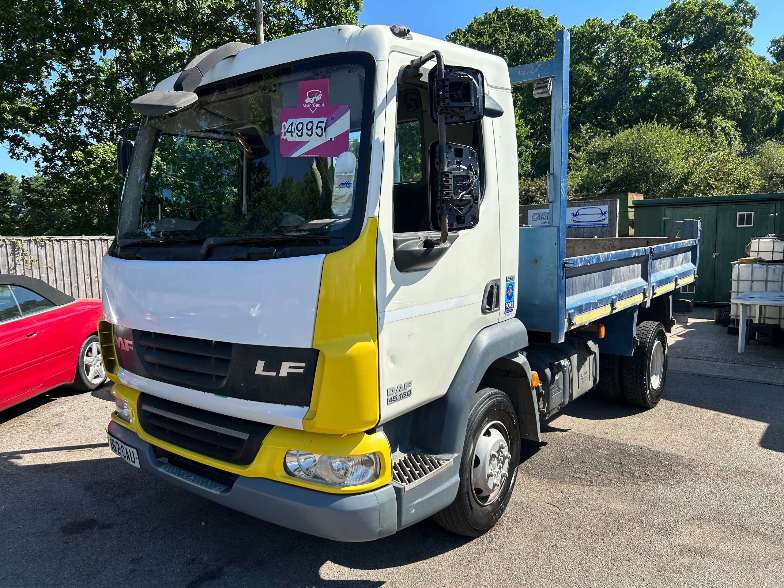 A 2012 DAF TIPPER 7.5 TON LF45 A 2012 DAF TIPPER 7.5 TON LF45