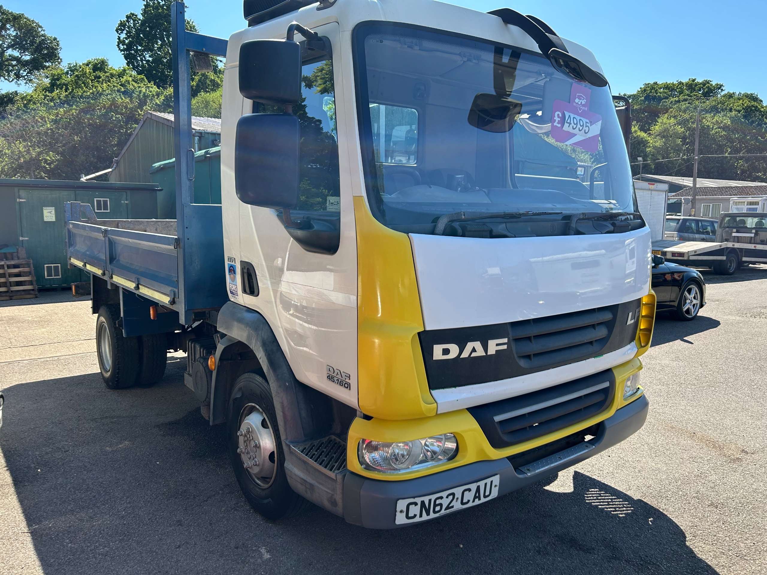 A 2012 DAF TIPPER 7.5 TON LF45 A 2012 DAF TIPPER 7.5 TON LF45