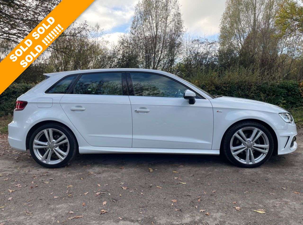 A 2015 AUDI A3 1.6 TDI S line Sportback 5dr Diesel Manual Euro 6 (s/s) (110 ps) Car Financ A 2015 AUDI A3 1.6 TDI S line Sportback 5dr Diesel Manual Euro 6 (s/s) (110 ps) Car Financ
