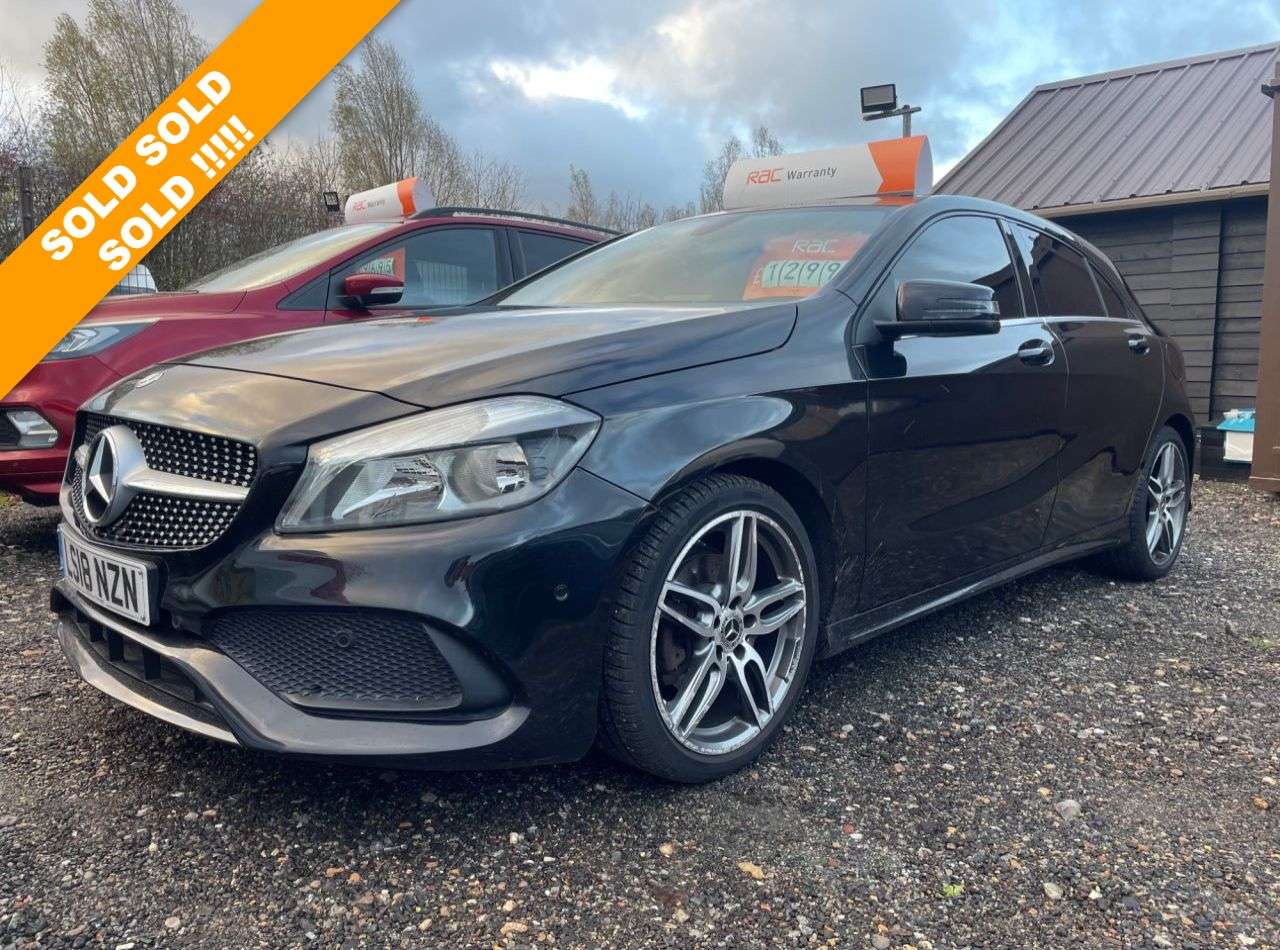 A 2018 MERCEDES-BENZ A-CLASS 1.5 A180d AMG Line (Executive) Hatchback 5dr Diesel 7G-DCT Euro 6 (s/s) (10 A 2018 MERCEDES-BENZ A-CLASS 1.5 A180d AMG Line (Executive) Hatchback 5dr Diesel 7G-DCT Euro 6 (s/s) (10