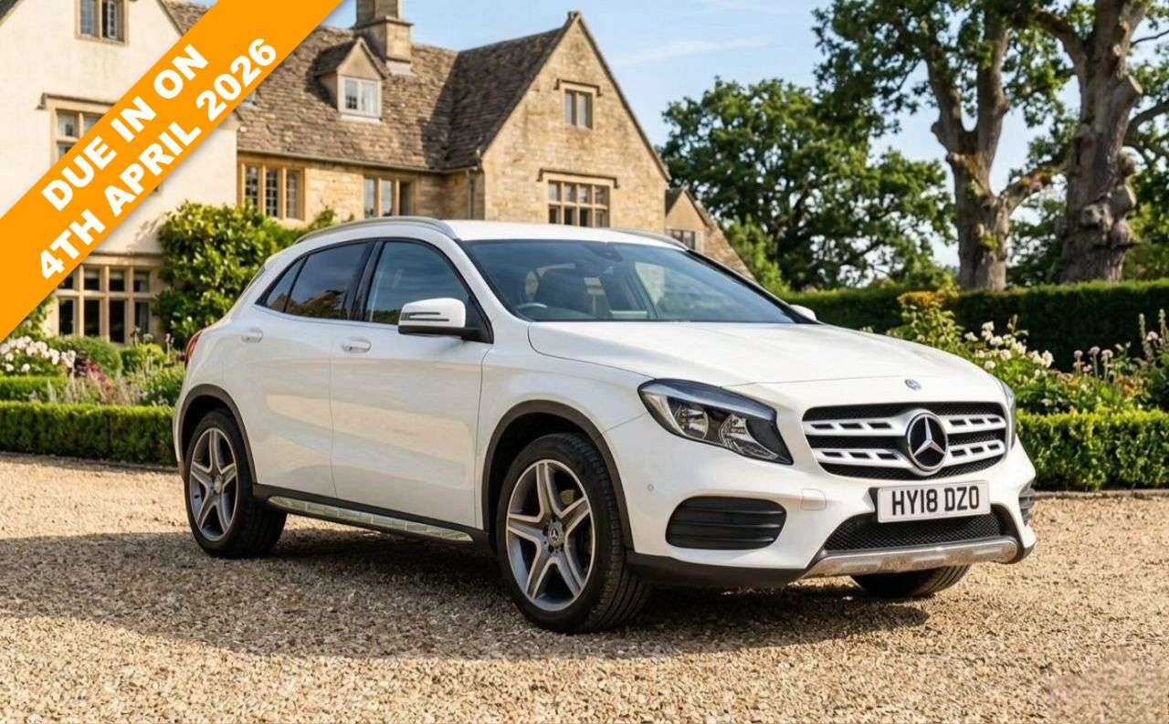 A 2018 MERCEDES-BENZ 180 1.6 GLA200 AMG Line (Executive) SUV 5dr Petrol Manual Euro 6 (s/s) (156 ps) A 2018 MERCEDES-BENZ 180 1.6 GLA200 AMG Line (Executive) SUV 5dr Petrol Manual Euro 6 (s/s) (156 ps)