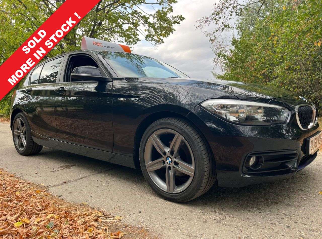 A 2018 BMW 1 SERIES 1.5 118i Sport Hatchback 5dr Petrol Manual Euro 6 (s/s) (136 ps) Car Financ A 2018 BMW 1 SERIES 1.5 118i Sport Hatchback 5dr Petrol Manual Euro 6 (s/s) (136 ps) Car Financ