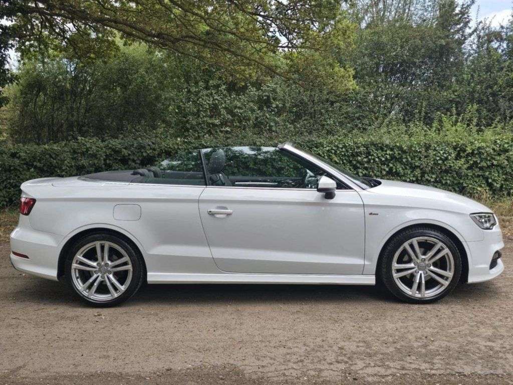 A 2016 AUDI A3 CABRIOLET 1.4 TFSI CoD S line Convertible 2dr Petrol Manual Euro 6 (s/s) (Nav) (150 p A 2016 AUDI A3 CABRIOLET 1.4 TFSI CoD S line Convertible 2dr Petrol Manual Euro 6 (s/s) (Nav) (150 p
