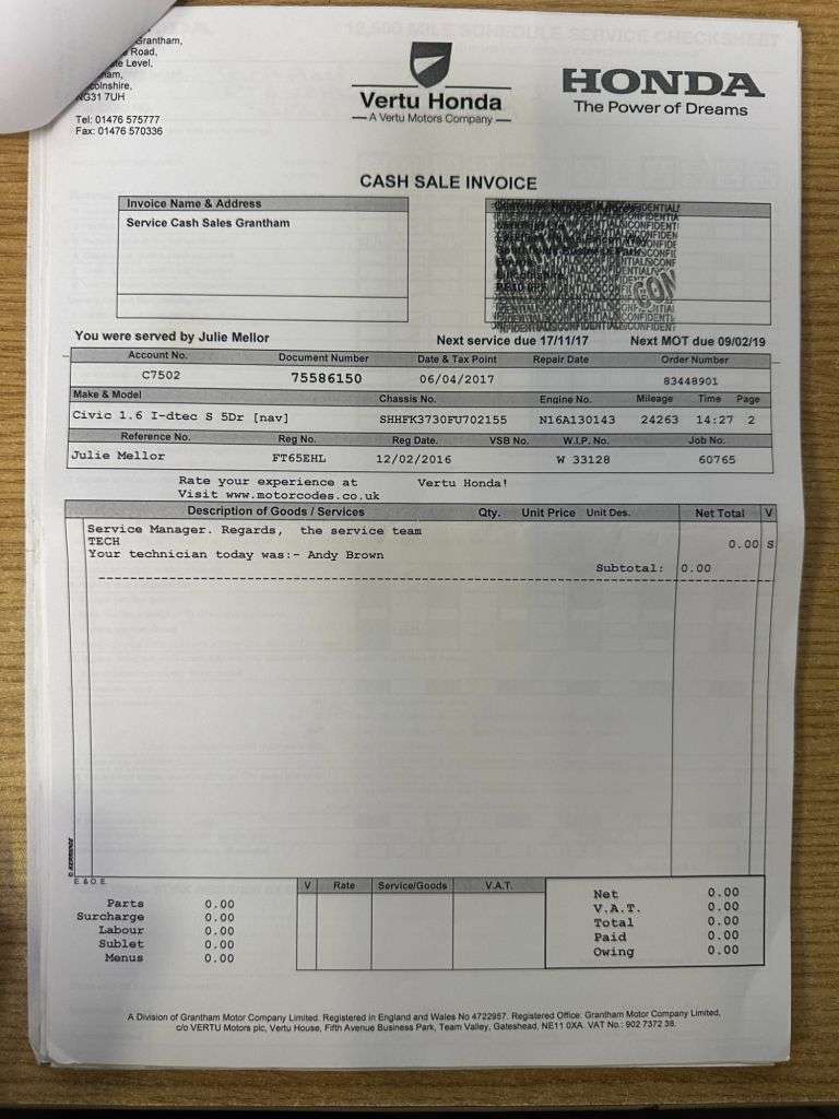 2016 HONDA CIVIC 2016 HONDA CIVIC