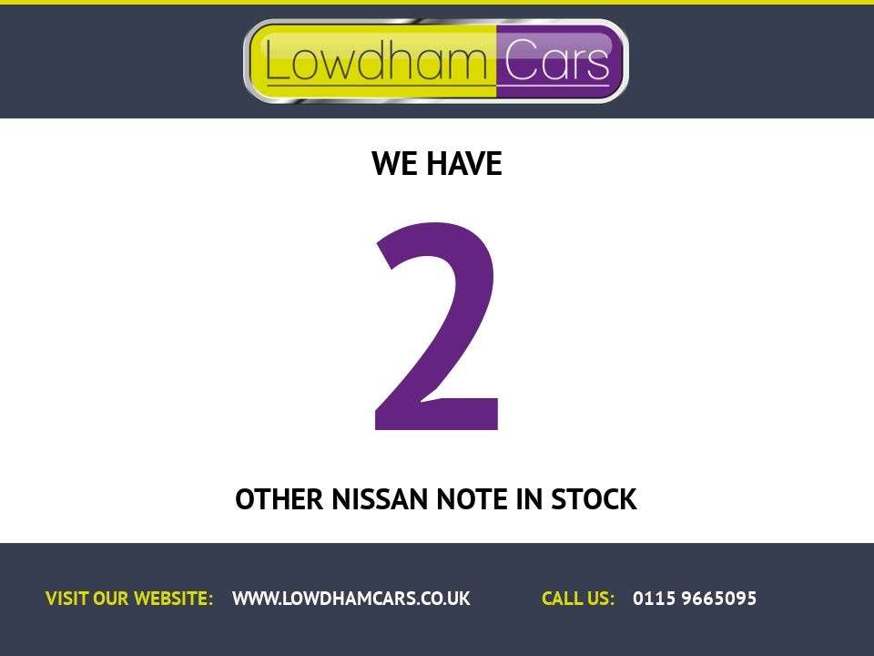 A 2007 NISSAN NOTE 1.6 16v SVE Hatchback 5dr Petrol Manual (156 g/km, 109 bhp) A 2007 NISSAN NOTE 1.6 16v SVE Hatchback 5dr Petrol Manual (156 g/km, 109 bhp)