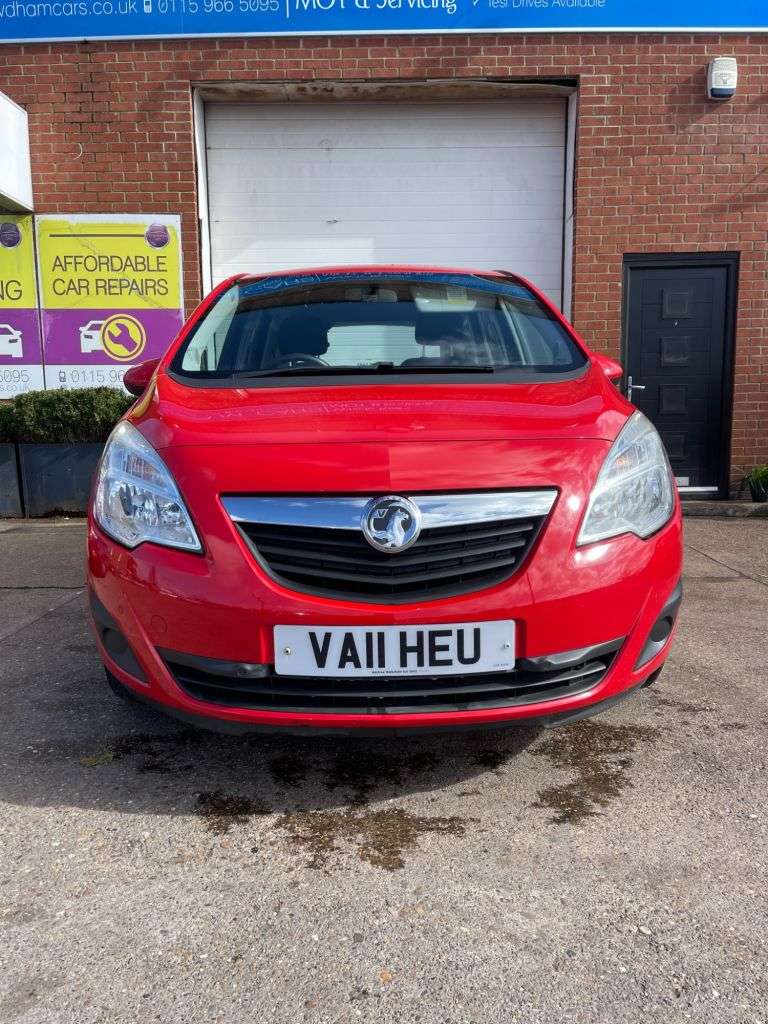 A 2011 VAUXHALL MERIVA 1.4 16V Exclusiv MPV 5dr Petrol Manual Euro 5 (Non AC) (100 ps) A 2011 VAUXHALL MERIVA 1.4 16V Exclusiv MPV 5dr Petrol Manual Euro 5 (Non AC) (100 ps)