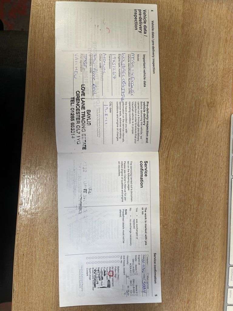 2011 VAUXHALL MERIVA 2011 VAUXHALL MERIVA