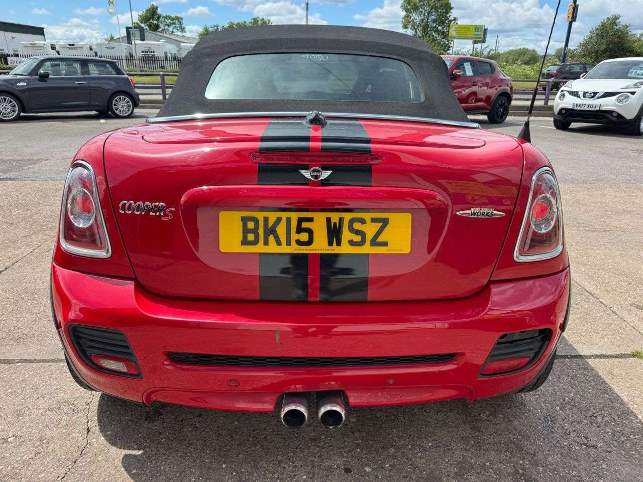 A 2015 MINI ROADSTER 1.6 Cooper S Convertible 2dr Petrol Manual Euro 5 (s/s) (184 ps) A 2015 MINI ROADSTER 1.6 Cooper S Convertible 2dr Petrol Manual Euro 5 (s/s) (184 ps)