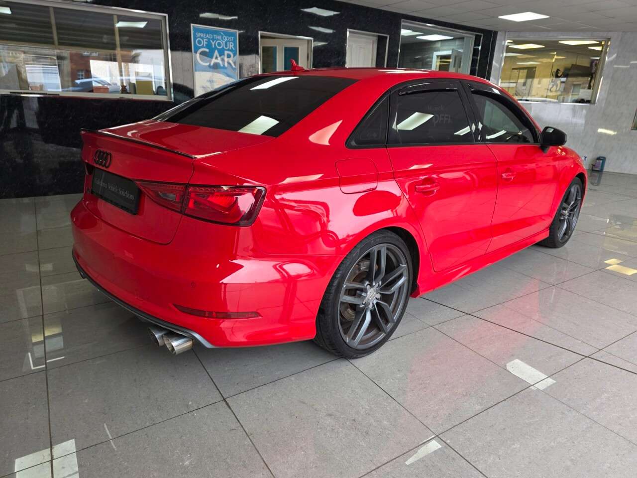 A 2015 AUDI S3 2.0 TFSI Saloon 4dr Petrol S Tronic quattro Euro 6 (s/s) (300 ps) A 2015 AUDI S3 2.0 TFSI Saloon 4dr Petrol S Tronic quattro Euro 6 (s/s) (300 ps)