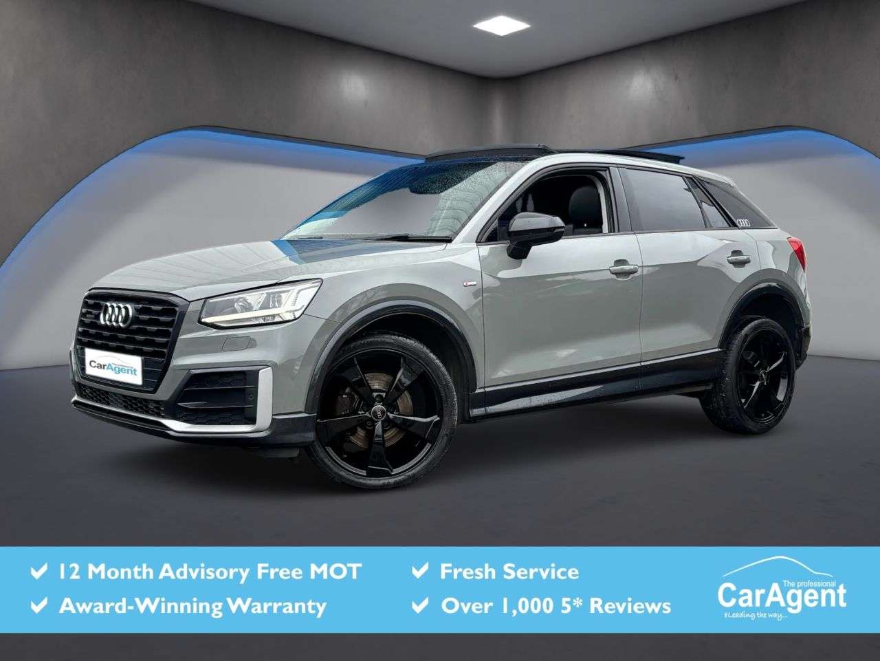 A 2017 AUDI Q2 2.0 TFSI Edition 1 SUV 5dr Petrol S Tronic quattro Euro 6 (s/s) (190 ps) A 2017 AUDI Q2 2.0 TFSI Edition 1 SUV 5dr Petrol S Tronic quattro Euro 6 (s/s) (190 ps)