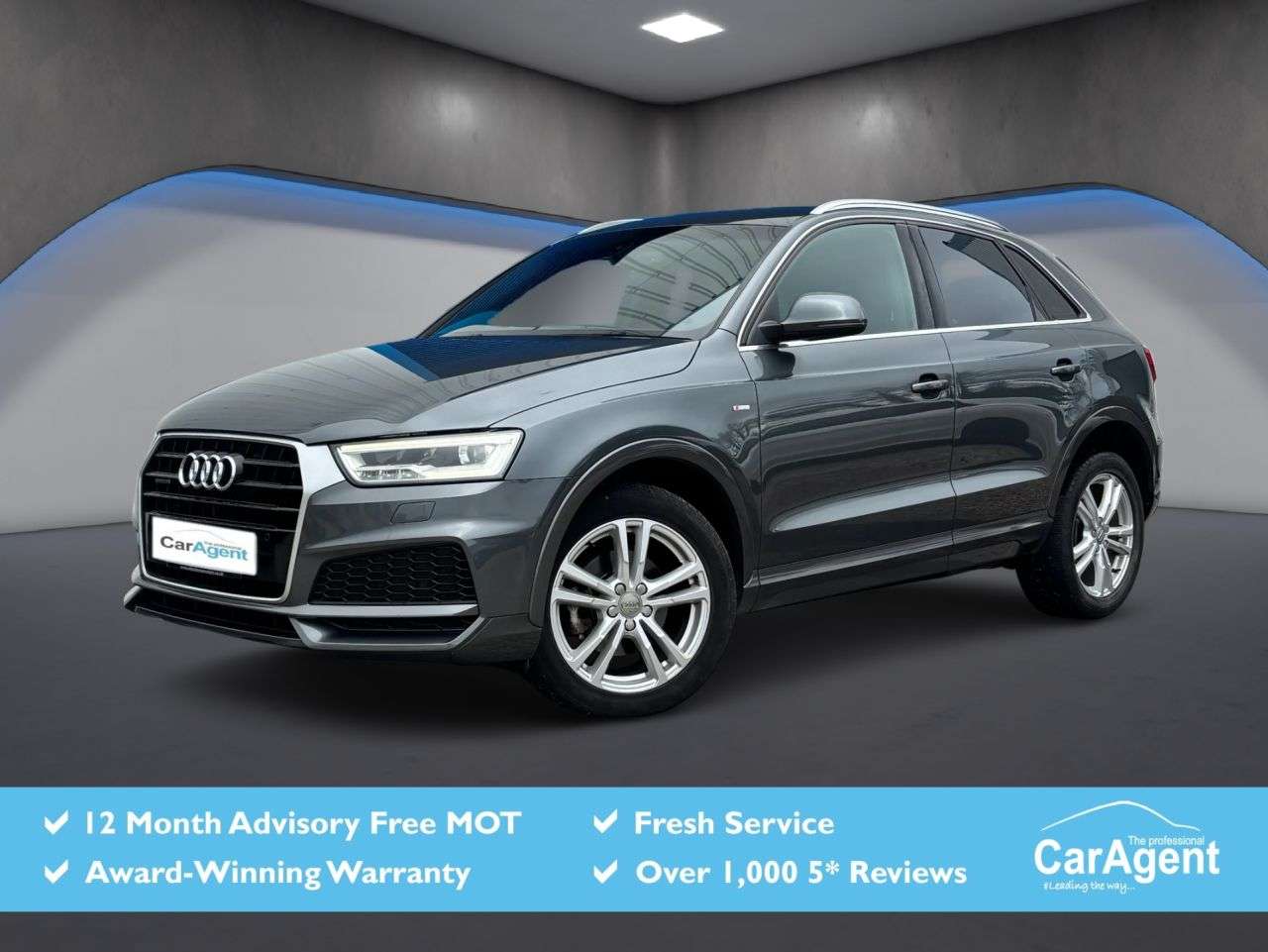 A 2017 AUDI Q3 2.0 TDI S line Edition SUV 5dr Diesel S Tronic quattro Euro 6 (s/s) (150 ps A 2017 AUDI Q3 2.0 TDI S line Edition SUV 5dr Diesel S Tronic quattro Euro 6 (s/s) (150 ps