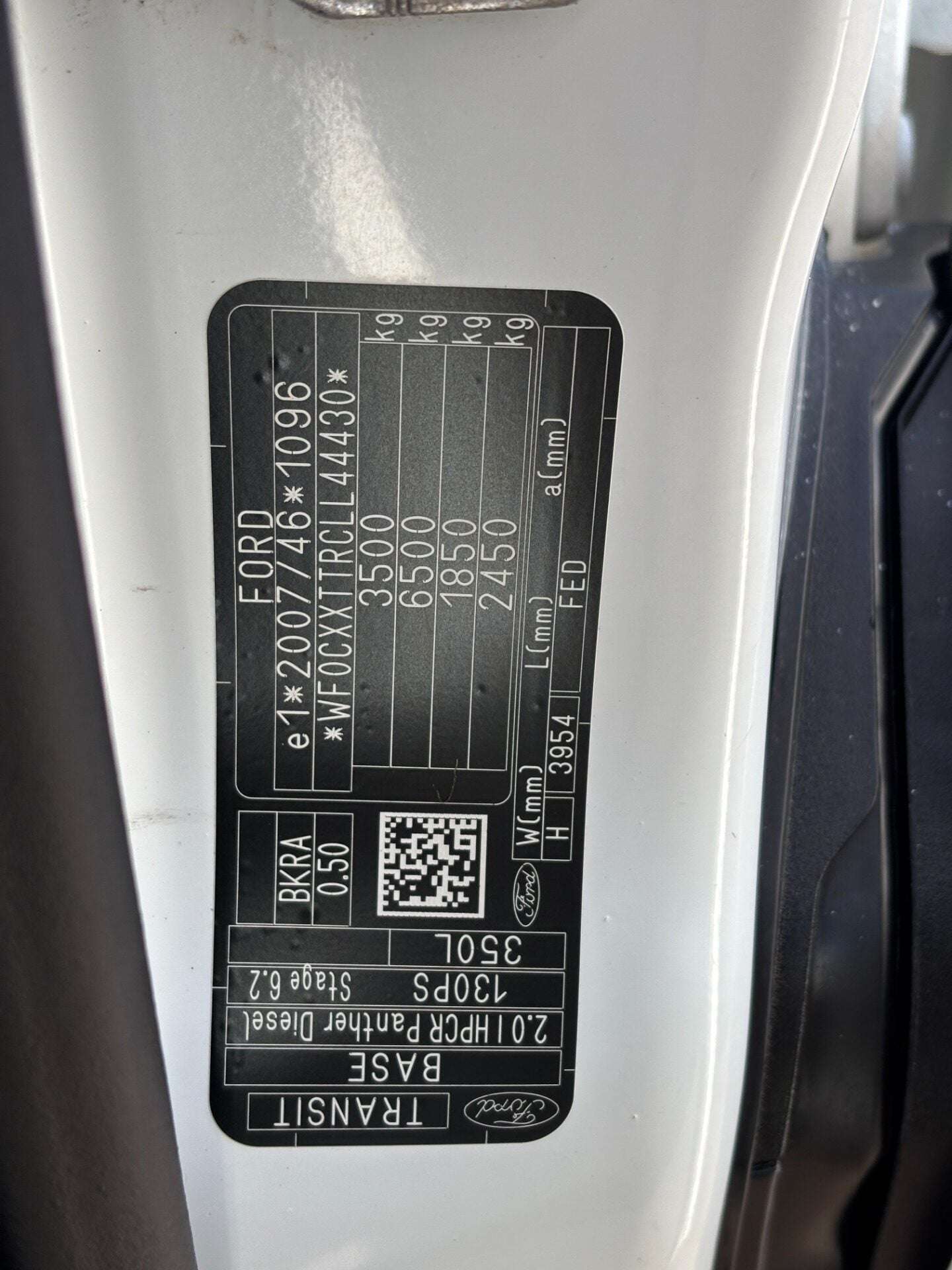 2020 FORD TRANSIT 2020 FORD TRANSIT