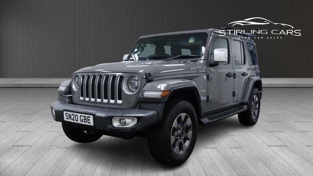 A 2020 JEEP WRANGLER 2.0 GME Overland SUV 4dr Petrol Auto 4WD Euro 6 (s/s) (272 ps) FINANCE+WARR A 2020 JEEP WRANGLER 2.0 GME Overland SUV 4dr Petrol Auto 4WD Euro 6 (s/s) (272 ps) FINANCE+WARR