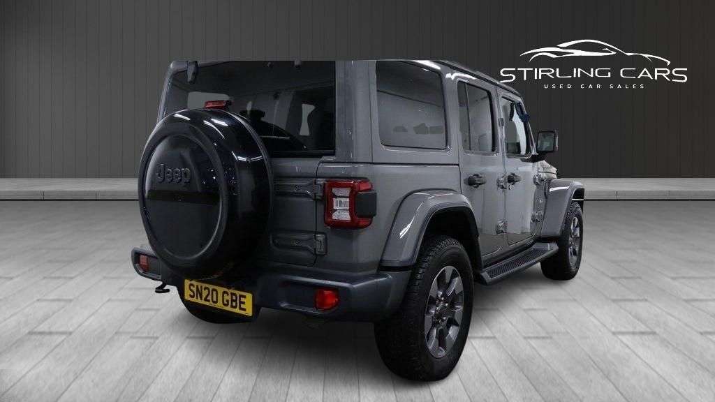 A 2020 JEEP WRANGLER 2.0 GME Overland SUV 4dr Petrol Auto 4WD Euro 6 (s/s) (272 ps) FINANCE+WARR A 2020 JEEP WRANGLER 2.0 GME Overland SUV 4dr Petrol Auto 4WD Euro 6 (s/s) (272 ps) FINANCE+WARR