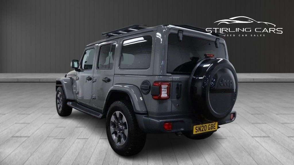 A 2020 JEEP WRANGLER 2.0 GME Overland SUV 4dr Petrol Auto 4WD Euro 6 (s/s) (272 ps) FINANCE+WARR A 2020 JEEP WRANGLER 2.0 GME Overland SUV 4dr Petrol Auto 4WD Euro 6 (s/s) (272 ps) FINANCE+WARR