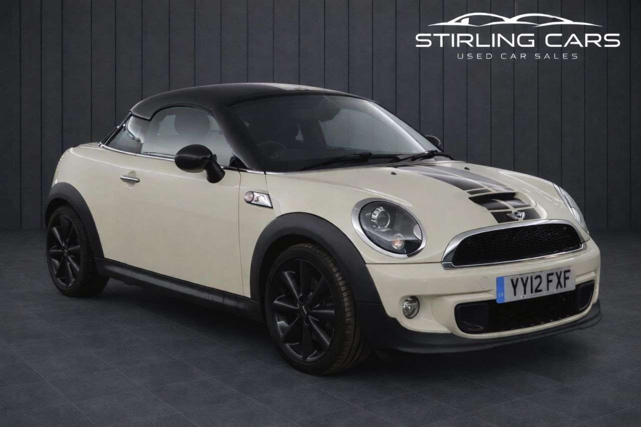 A 2012 MINI COUPE 1.6 Cooper S Coupe 2dr Petrol Manual Euro 5 (s/s) (184 ps) FINANCE+WARRANTY A 2012 MINI COUPE 1.6 Cooper S Coupe 2dr Petrol Manual Euro 5 (s/s) (184 ps) FINANCE+WARRANTY