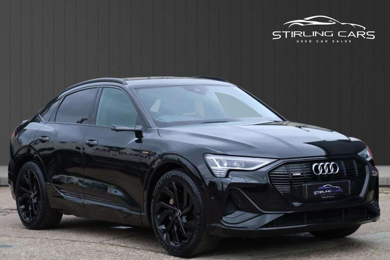 A 2021 AUDI E-TRON 55 Black Edition Sportback 5dr Electric Auto quattro 95kWh (11kW Charger) ( A 2021 AUDI E-TRON 55 Black Edition Sportback 5dr Electric Auto quattro 95kWh (11kW Charger) (