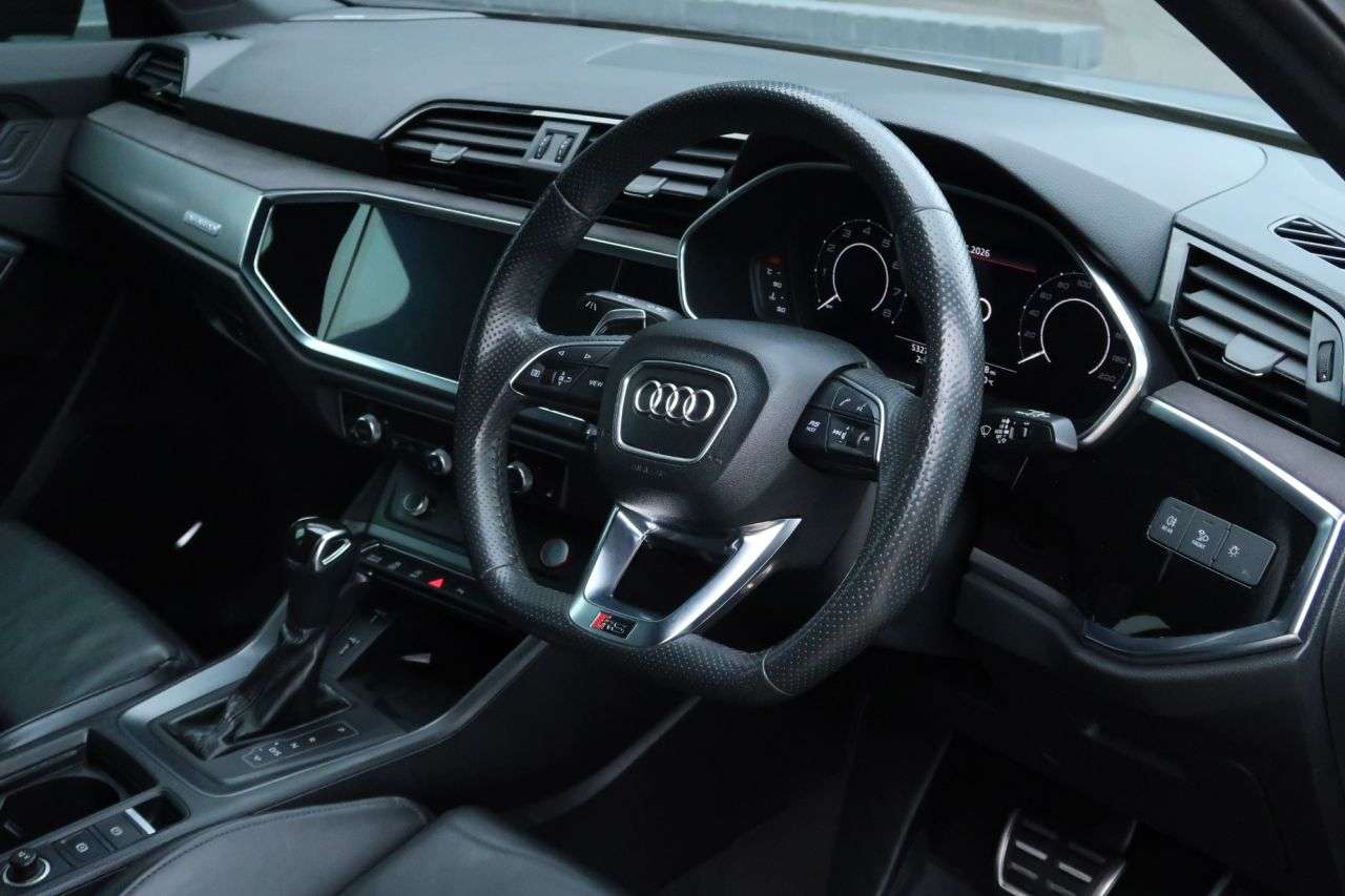 A 2020 AUDI RS Q3 2.5 TFSI SUV 5dr Petrol S Tronic quattro Euro 6 (s/s) (400 ps) FINANCE+WARR A 2020 AUDI RS Q3 2.5 TFSI SUV 5dr Petrol S Tronic quattro Euro 6 (s/s) (400 ps) FINANCE+WARR