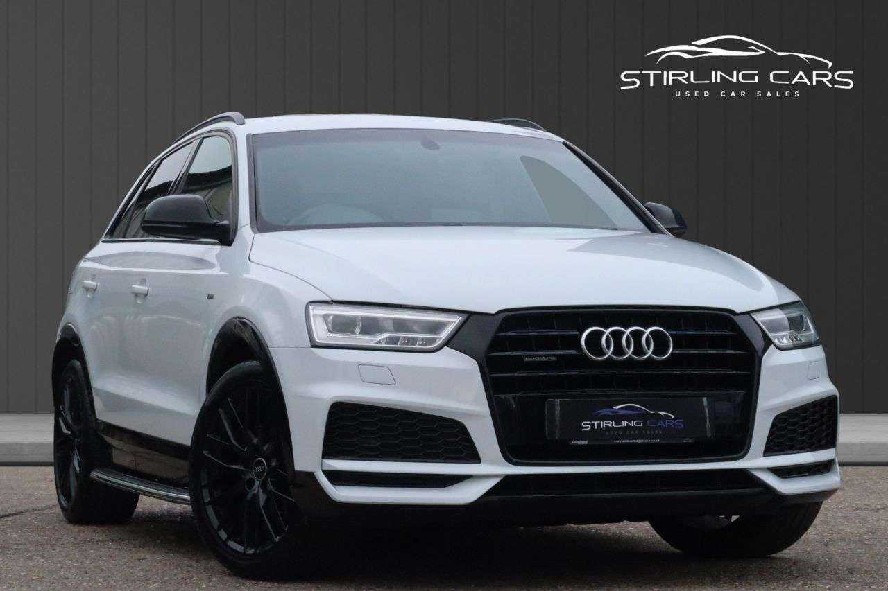 A 2018 AUDI Q3 2.0 TDI Black Edition SUV 5dr Diesel Manual quattro Euro 6 (s/s) (150 ps) F A 2018 AUDI Q3 2.0 TDI Black Edition SUV 5dr Diesel Manual quattro Euro 6 (s/s) (150 ps) F