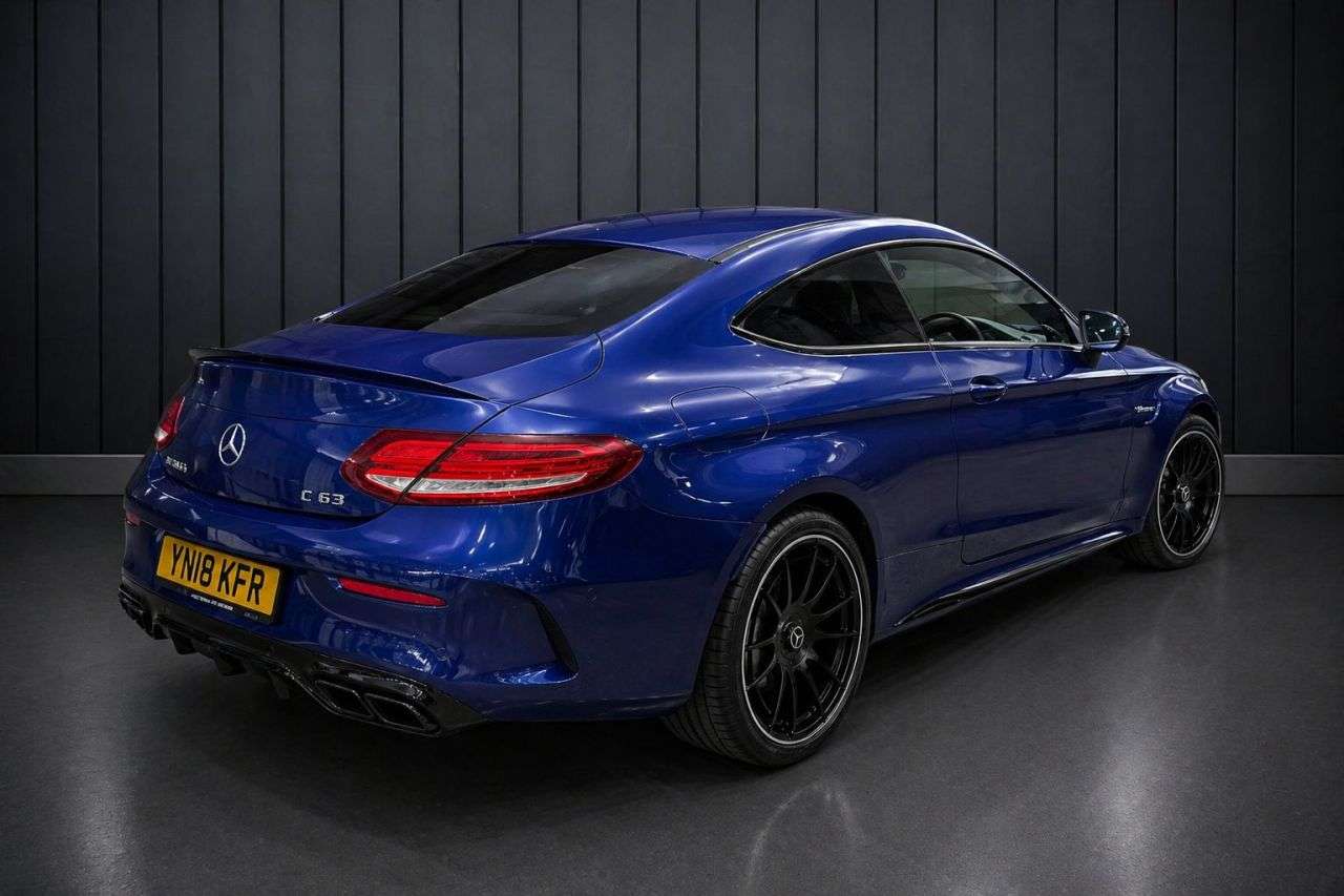 A 2018 MERCEDES-BENZ C-CLASS 4.0 C63 V8 BiTurbo AMG Coupe 2dr Petrol SpdS MCT Euro 6 (s/s) (476 ps) FINA A 2018 MERCEDES-BENZ C-CLASS 4.0 C63 V8 BiTurbo AMG Coupe 2dr Petrol SpdS MCT Euro 6 (s/s) (476 ps) FINA