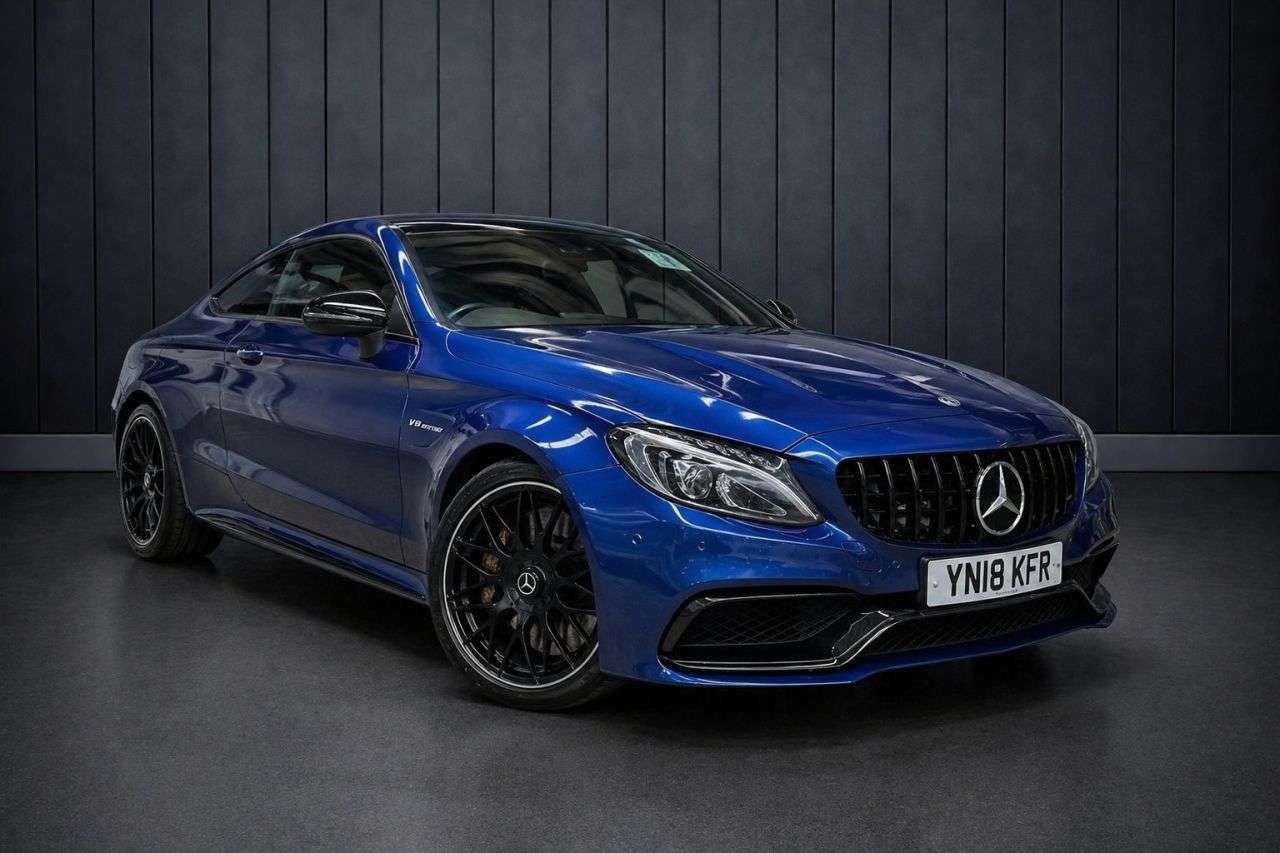A 2018 MERCEDES-BENZ C-CLASS 4.0 C63 V8 BiTurbo AMG Coupe 2dr Petrol SpdS MCT Euro 6 (s/s) (476 ps) FINA A 2018 MERCEDES-BENZ C-CLASS 4.0 C63 V8 BiTurbo AMG Coupe 2dr Petrol SpdS MCT Euro 6 (s/s) (476 ps) FINA