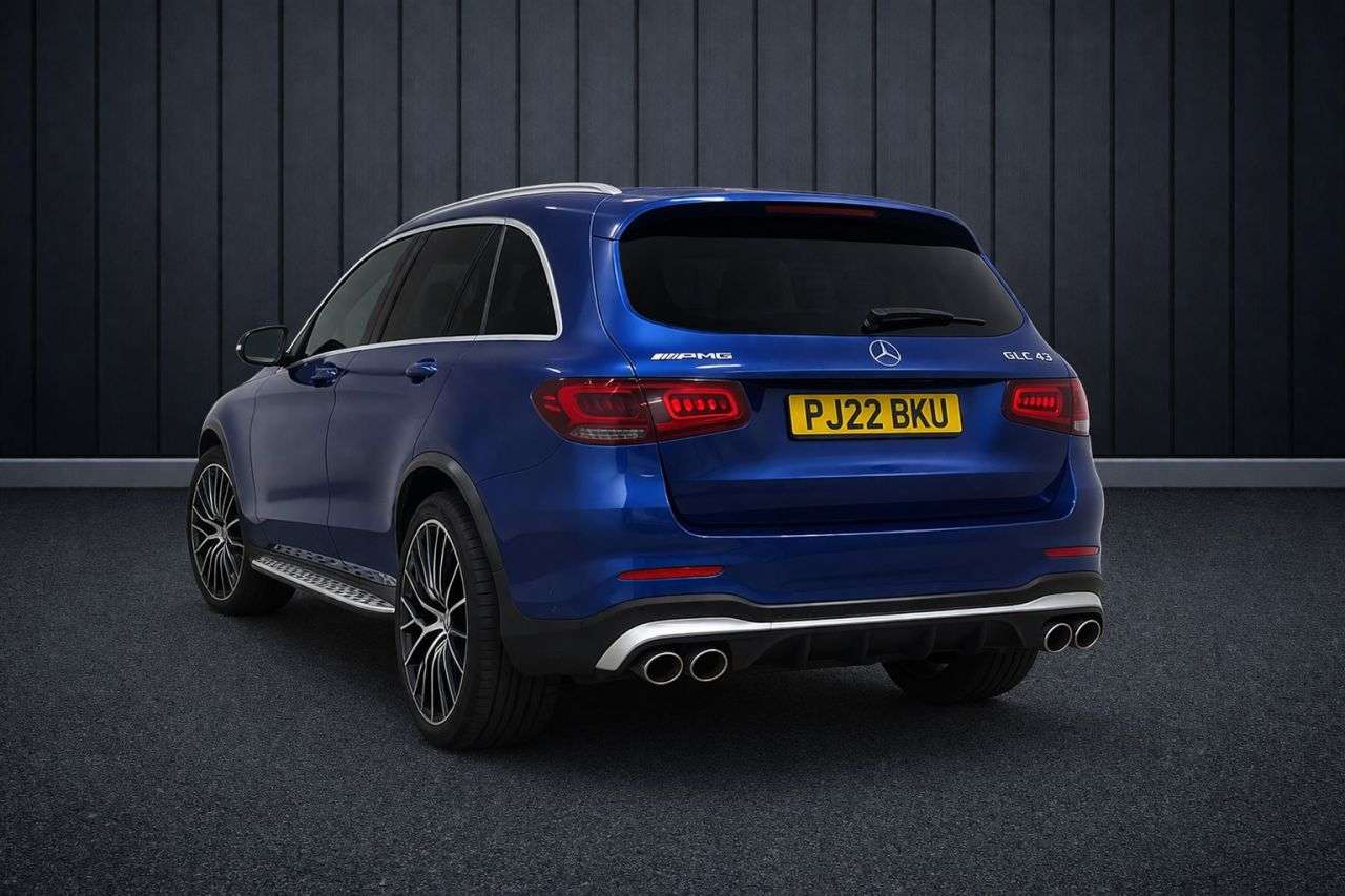 A 2022 MERCEDES-BENZ GLC 3.0 GLC43 V6 AMG (Premium Plus) SUV 5dr Petrol G-Tronic+ 4MATIC Euro 6 (s/s A 2022 MERCEDES-BENZ GLC 3.0 GLC43 V6 AMG (Premium Plus) SUV 5dr Petrol G-Tronic+ 4MATIC Euro 6 (s/s