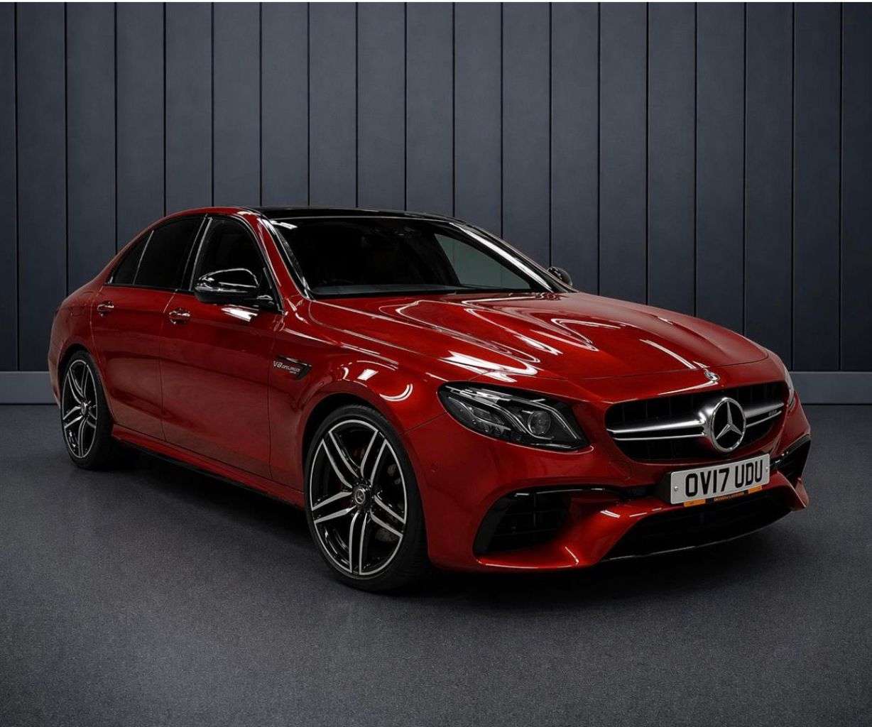 A 2017 MERCEDES-BENZ E-CLASS 4.0 E63 V8 BiTurbo AMG S (Premium) Saloon 4dr Petrol SpdS MCT 4MATIC+ Euro A 2017 MERCEDES-BENZ E-CLASS 4.0 E63 V8 BiTurbo AMG S (Premium) Saloon 4dr Petrol SpdS MCT 4MATIC+ Euro