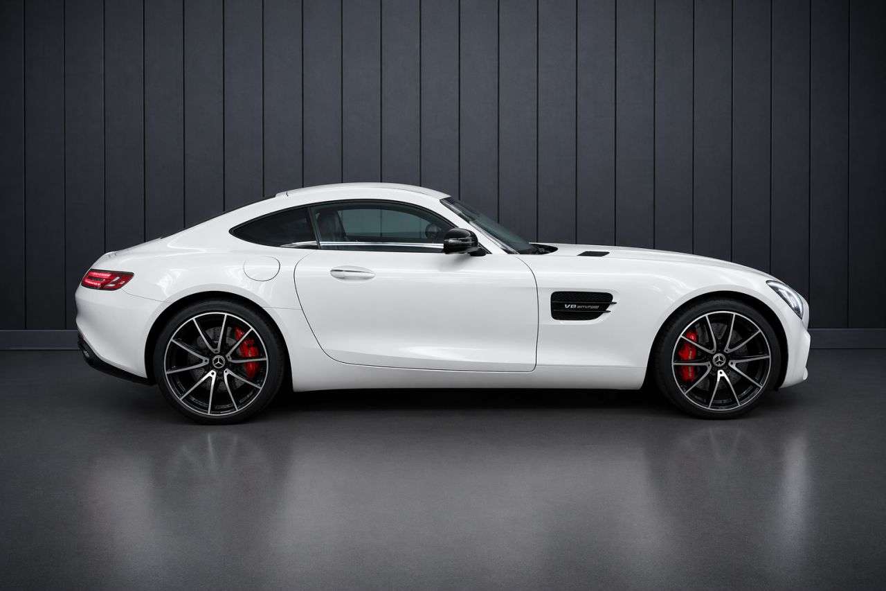 A 2015 MERCEDES-BENZ AMG GT 4.0 V8 BiTurbo S Coupe 2dr Petrol SpdS DCT Euro 6 (s/s) (510 ps) FINANCE+WA A 2015 MERCEDES-BENZ AMG GT 4.0 V8 BiTurbo S Coupe 2dr Petrol SpdS DCT Euro 6 (s/s) (510 ps) FINANCE+WA