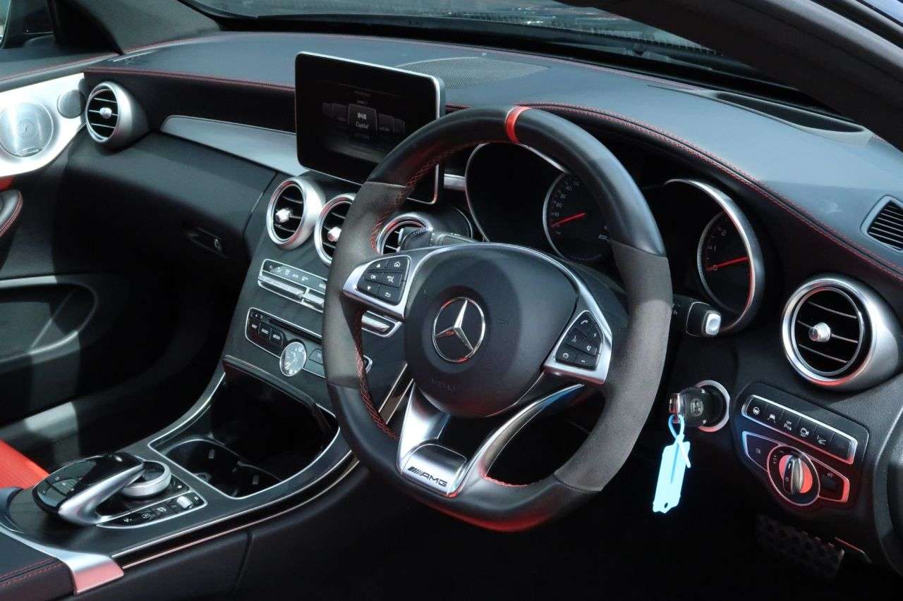 A 2018 MERCEDES-BENZ C-CLASS 4.0 C63 V8 BiTurbo AMG S (Premium) Coupe 2dr Petrol SpdS MCT Euro 6 (s/s) ( A 2018 MERCEDES-BENZ C-CLASS 4.0 C63 V8 BiTurbo AMG S (Premium) Coupe 2dr Petrol SpdS MCT Euro 6 (s/s) (