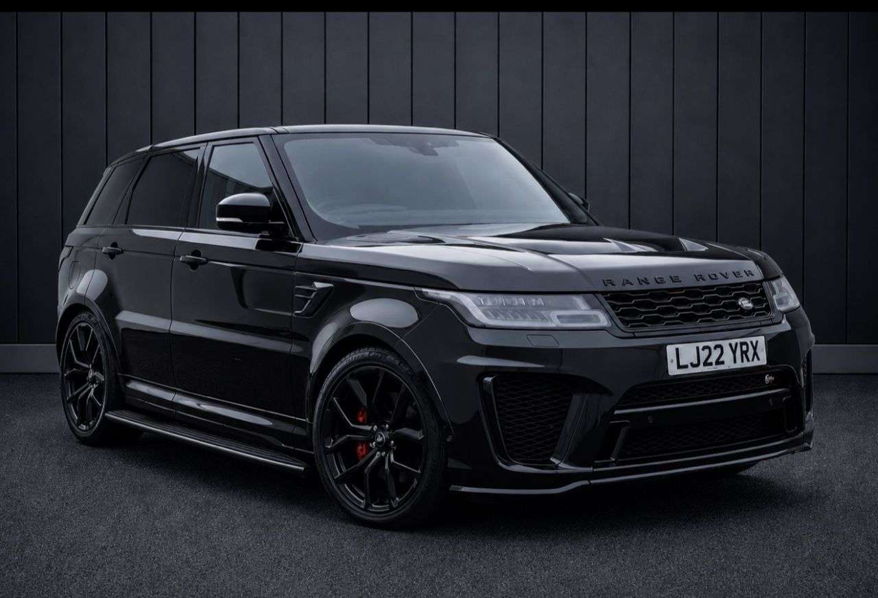 A 2022 LAND ROVER RANGE ROVER SPORT 5.0 P575 V8 GPF SVR SUV 5dr Petrol Auto 4WD Euro 6 (s/s) (575 ps) FINANCE+W A 2022 LAND ROVER RANGE ROVER SPORT 5.0 P575 V8 GPF SVR SUV 5dr Petrol Auto 4WD Euro 6 (s/s) (575 ps) FINANCE+W