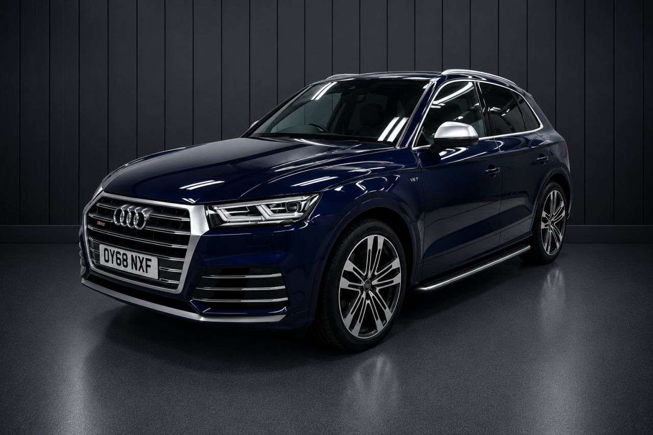 A 2018 AUDI SQ5 3.0 TFSI V6 SUV 5dr Petrol Tiptronic quattro Euro 6 (s/s) (354 ps) FINANCE+ A 2018 AUDI SQ5 3.0 TFSI V6 SUV 5dr Petrol Tiptronic quattro Euro 6 (s/s) (354 ps) FINANCE+
